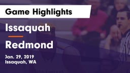 Issaquah  vs Redmond  Game Highlights - Jan. 29, 2019