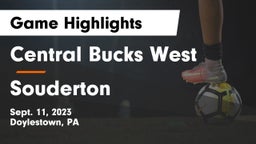 Central Bucks West  vs Souderton  Game Highlights - Sept. 11, 2023