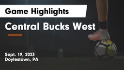Central Bucks West  Game Highlights - Sept. 19, 2023
