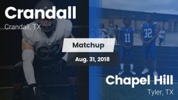 Matchup: Crandall  vs. Chapel Hill  2018