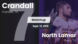 Matchup: Crandall  vs. North Lamar  2019