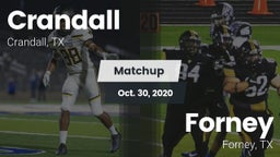Matchup: Crandall  vs. Forney  2020