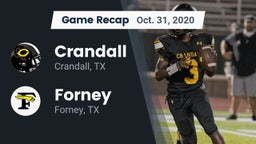 Recap: Crandall  vs. Forney  2020