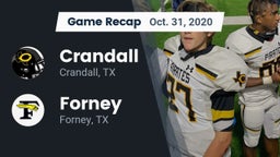 Recap: Crandall  vs. Forney  2020