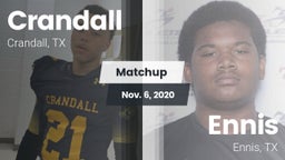 Matchup: Crandall  vs. Ennis  2020
