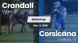 Matchup: Crandall  vs. Corsicana  2020