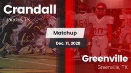 Matchup: Crandall  vs. Greenville  2020