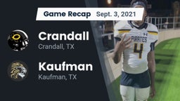 Recap: Crandall  vs. Kaufman  2021