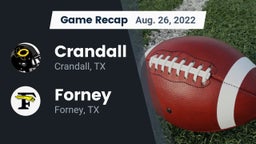 Recap: Crandall  vs. Forney  2022