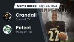 Recap: Crandall  vs. Poteet  2023
