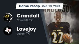 Recap: Crandall  vs. Lovejoy  2023