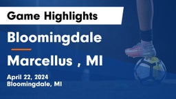 Bloomingdale  vs Marcellus , MI Game Highlights - April 22, 2024