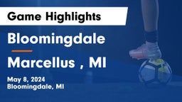 Bloomingdale  vs Marcellus , MI Game Highlights - May 8, 2024