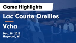 Lac Courte Oreilles  vs Vcha Game Highlights - Dec. 18, 2018