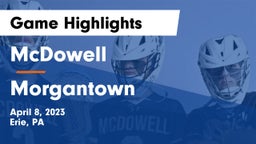 McDowell  vs Morgantown  Game Highlights - April 8, 2023