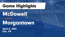 McDowell  vs Morgantown  Game Highlights - April 8, 2023