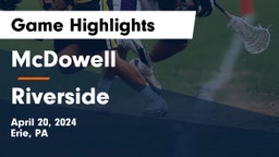 McDowell  vs Riverside  Game Highlights - April 20, 2024
