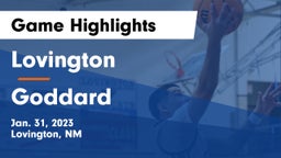 Lovington  vs Goddard  Game Highlights - Jan. 31, 2023