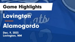 Lovington  vs Alamogordo  Game Highlights - Dec. 9, 2023