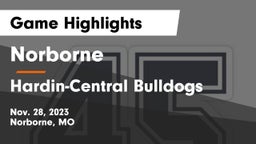 Norborne  vs Hardin-Central Bulldogs Game Highlights - Nov. 28, 2023