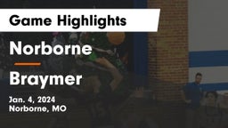 Norborne  vs Braymer  Game Highlights - Jan. 4, 2024