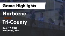 Norborne  vs Tri-County  Game Highlights - Dec. 19, 2023