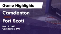 Camdenton  vs Fort Scott  Game Highlights - Dec. 5, 2020