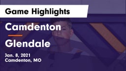 Camdenton  vs Glendale  Game Highlights - Jan. 8, 2021