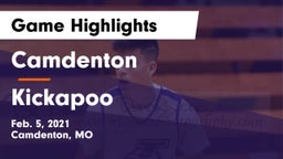 Camdenton  vs Kickapoo  Game Highlights - Feb. 5, 2021