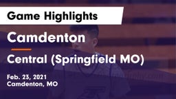 Camdenton  vs Central  (Springfield MO) Game Highlights - Feb. 23, 2021