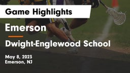 Emerson  vs Dwight-Englewood School Game Highlights - May 8, 2023