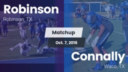 Matchup: Robinson vs. Connally  2016