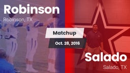 Matchup: Robinson vs. Salado  2016