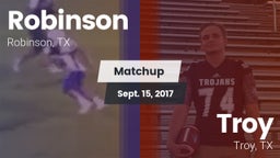 Matchup: Robinson vs. Troy  2017
