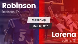 Matchup: Robinson vs. Lorena  2017