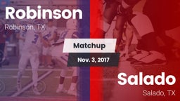 Matchup: Robinson vs. Salado   2017