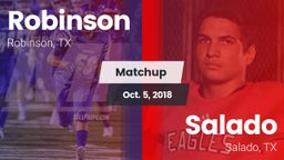 Matchup: Robinson vs. Salado   2018