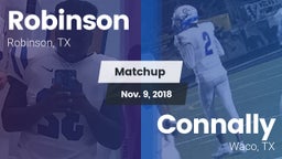 Matchup: Robinson vs. Connally  2018