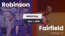 Matchup: Robinson vs. Fairfield  2019