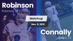 Matchup: Robinson vs. Connally  2019