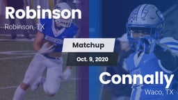 Matchup: Robinson vs. Connally  2020