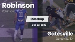 Matchup: Robinson vs. Gatesville  2020