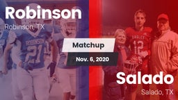 Matchup: Robinson vs. Salado   2020