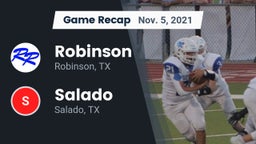 Recap: Robinson  vs. Salado   2021