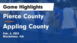 Pierce County  vs Appling County  Game Highlights - Feb. 6, 2024