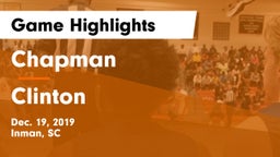 Chapman  vs Clinton  Game Highlights - Dec. 19, 2019