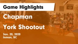 Chapman  vs York Shootout Game Highlights - Jan. 20, 2020