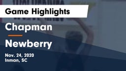 Chapman  vs Newberry  Game Highlights - Nov. 24, 2020