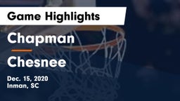 Chapman  vs Chesnee  Game Highlights - Dec. 15, 2020