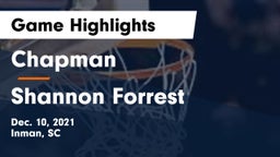 Chapman  vs Shannon Forrest Game Highlights - Dec. 10, 2021